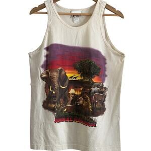 Disney Vintage Animal Kingdom Tank - Made in USA - Men's (M) - EUC